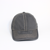 DUSTY GREY COTTON BASEBALL CAP